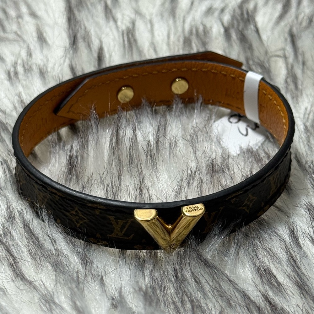 Louis Vuitton Black and Brown Monogram Belt